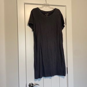 Like new grey washed look t-shirt dress